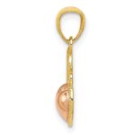 14k Two-tone SWEET 16 Heart Pendant - Image 2