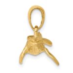 14K 3-D Humpback Whale Pendant - Image 2