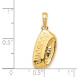 14K DOG BOWL Pendant - Image 3