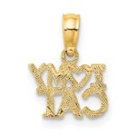 14k I HEART MY CAT Charm - Image 3