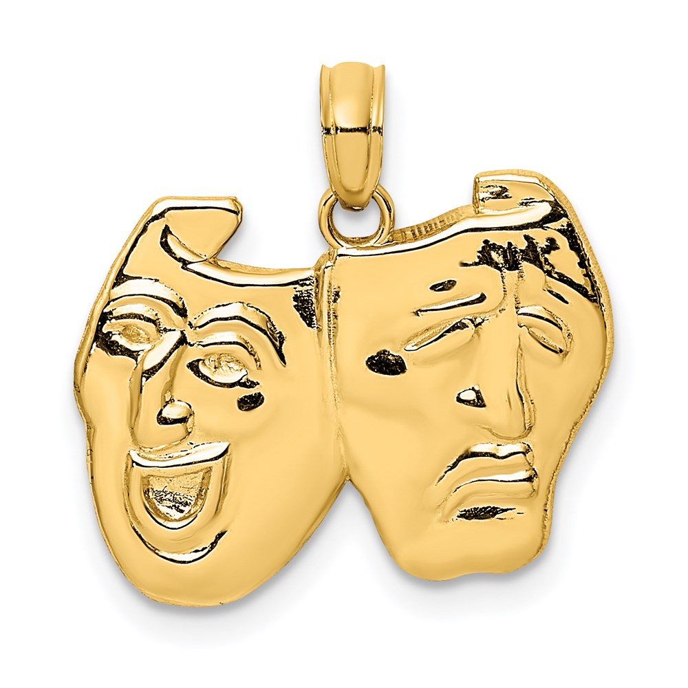 D4259.jpg 14K Comedy/Tragedy Charm - Image 1