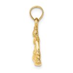 14K Snowboarder Charm - Image 2