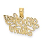 14K HOCKEY MOM Charm - Image 4