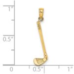 14K 3-D Golf Club Charm - Image 3