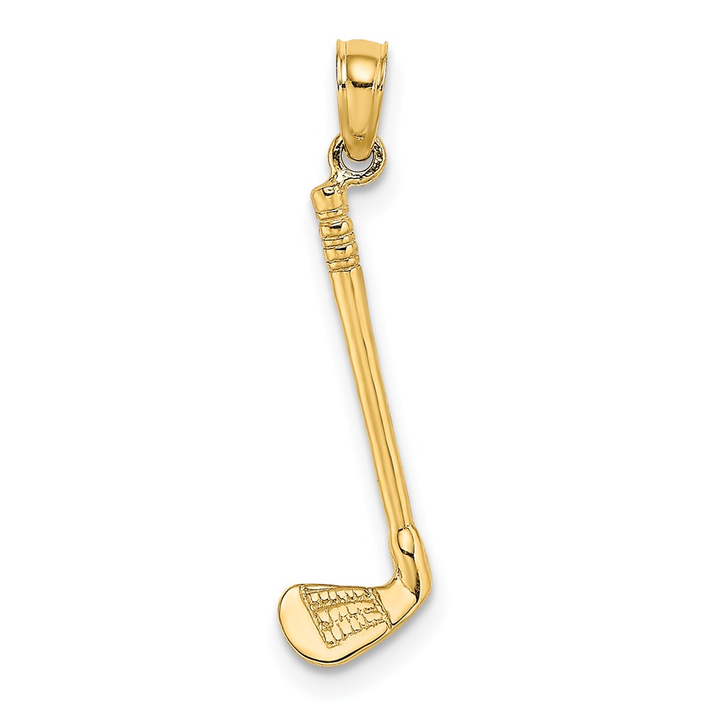 D4280.jpg 14K 3-D Golf Club Charm - Image 1