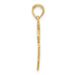 14K Baseball Diamond with Glove/Bat/Ball Pendant - Image 2