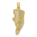 14k HILTON HEAD Map Charm
