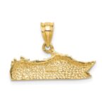 14K Polished Cruse Ship Pendant - Image 3