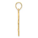 14k Cut-out Flying Eagle Pendant - Image 2