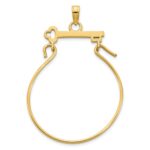 14k Key Charm Holder Pendant