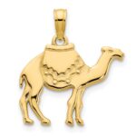 14k Camel with Fancy Saddle Charm