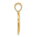 14K Polished Fancy LOVE in Heart Charm - Image 2