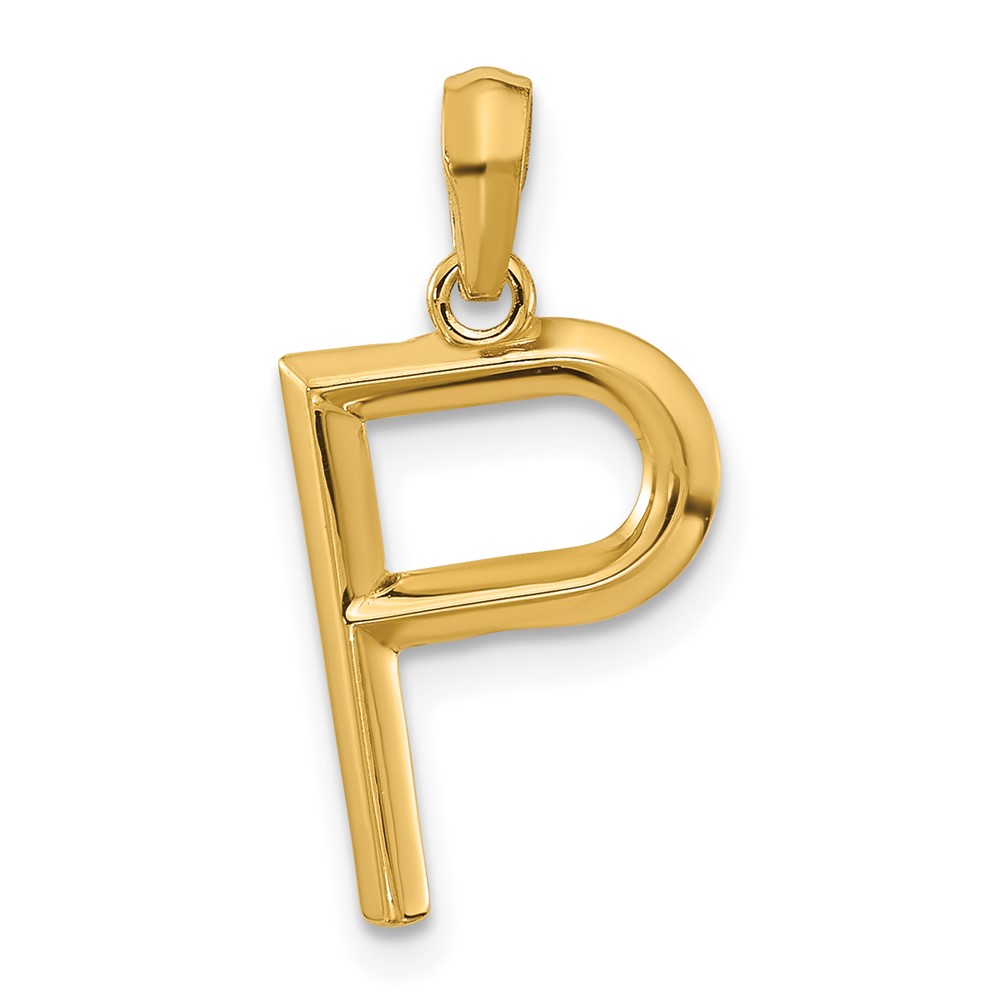 D5668P.jpg 14ky Fancy Letter P - Image 1