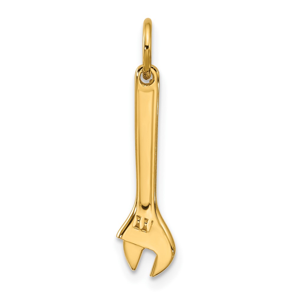 D5673.jpg 14k Fancy Adjustable Wrench Charm - Image 1