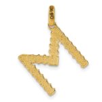 14ky Fancy Twist Letter M - Image 3