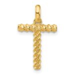 14ky Fancy Twist Letter T