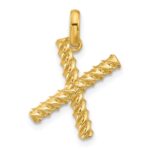 14ky Fancy Twist Letter X