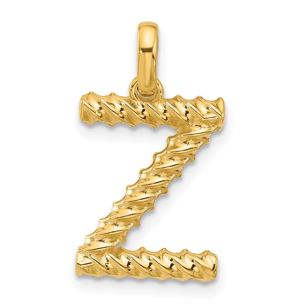 D5677Z.jpg 14ky Fancy Twist Letter Z - Image 1