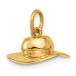 14k Sun Hat Charm - Image 4
