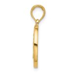 14K Polished Round Leo Pendant - Image 2