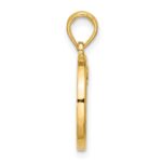 14K Polished Round Aries Pendant - Image 2