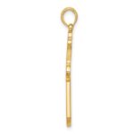 14K Polished Cross Pendant - Image 2