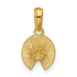 14K Polished Lily Pad Pendant