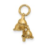 14K Polished Lily of the Valley Pendant - Image 2