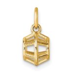 14K Polished Pentagonal Shape Pendant
