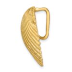 14K Fits Up To 8mm and 10mm Scallop Shell Omega Slide - Image 2