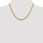 14K 4.25mm Solid Miami Cuban Link with Lobster Clasp Chain - Image 4