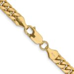 14K 5.5mm Solid Miami Cuban Link with Lobster Clasp Chain - Image 3