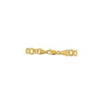 14k 6mm Solid Double Link Charm Bracelet - Image 4