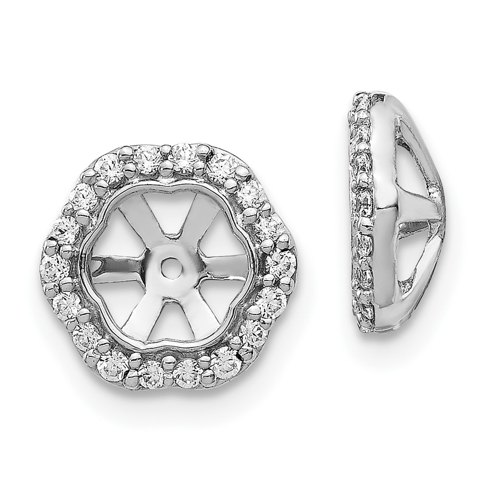 EJM5317-025-1WA.jpg 10k White Gold Diamond Earring Jackets - Image 1