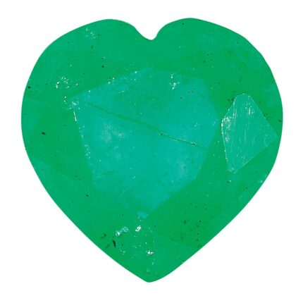Emerald C Quality 4mm Heart