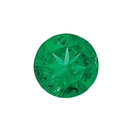 Emerald AAA Quality 2mm Round Diamond-Cut