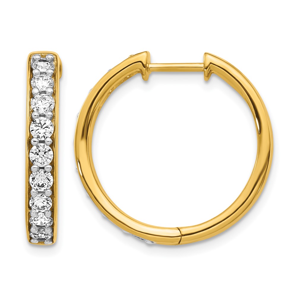 EM4265-125-1YA.jpg 10k Diamond Hinged Hoop Earrings - Image 1