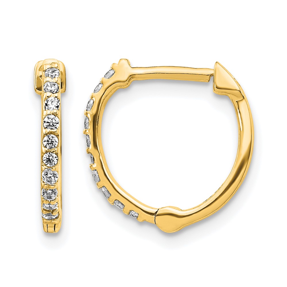 EM5353-020-1YA.jpg 10k Diamond Hinged Hoop Earrings - Image 1
