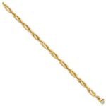 14K Polished 5.2mm Fancy Link 8 inch Bracelet - Image 2