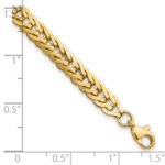 14K Polished 5mm Fancy Link 7.5 inch Bracelet - Image 3