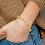 14K Polished 5mm Fancy Rope Link 7.5 inch Bracelet - Image 6