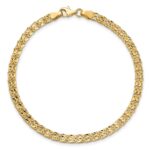 14K Polished and Diamond-cut 3.9mm Fancy Link 7.75 inch Bracelet - Image 4