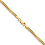 14K 2mm Franco with Lobster Clasp Chain - Image 3