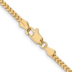 14K 2.5mm Franco with Lobster Clasp Chain - Image 3