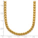14K 3.7mm Franco with Fancy Lobster Clasp Chain - Image 5