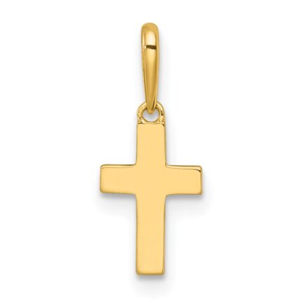 14k Madi K Polished Cross Childrens Charm / Pendant