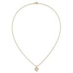 14k Madi K 3mm Opal Heart Necklace - Image 6