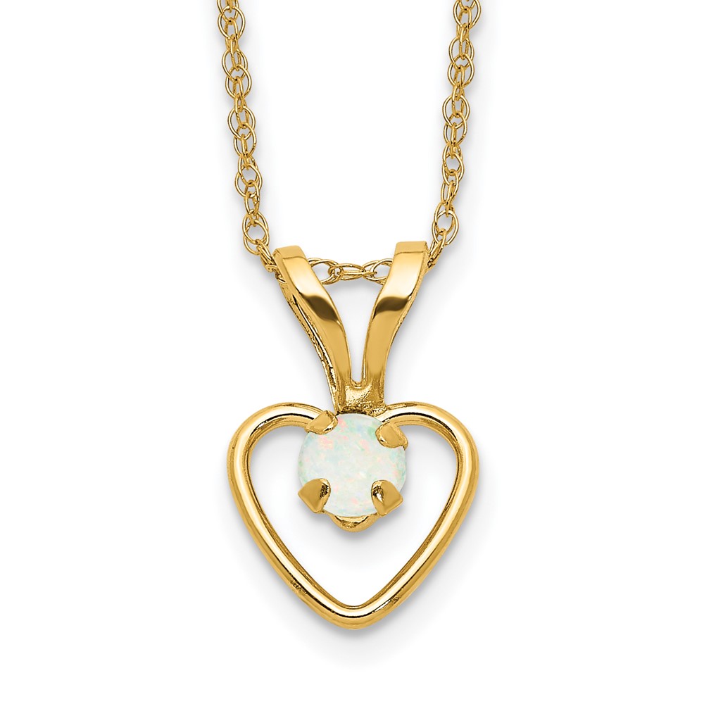 GK412-15.jpg 14k Madi K 3mm Opal Heart Necklace - Image 1