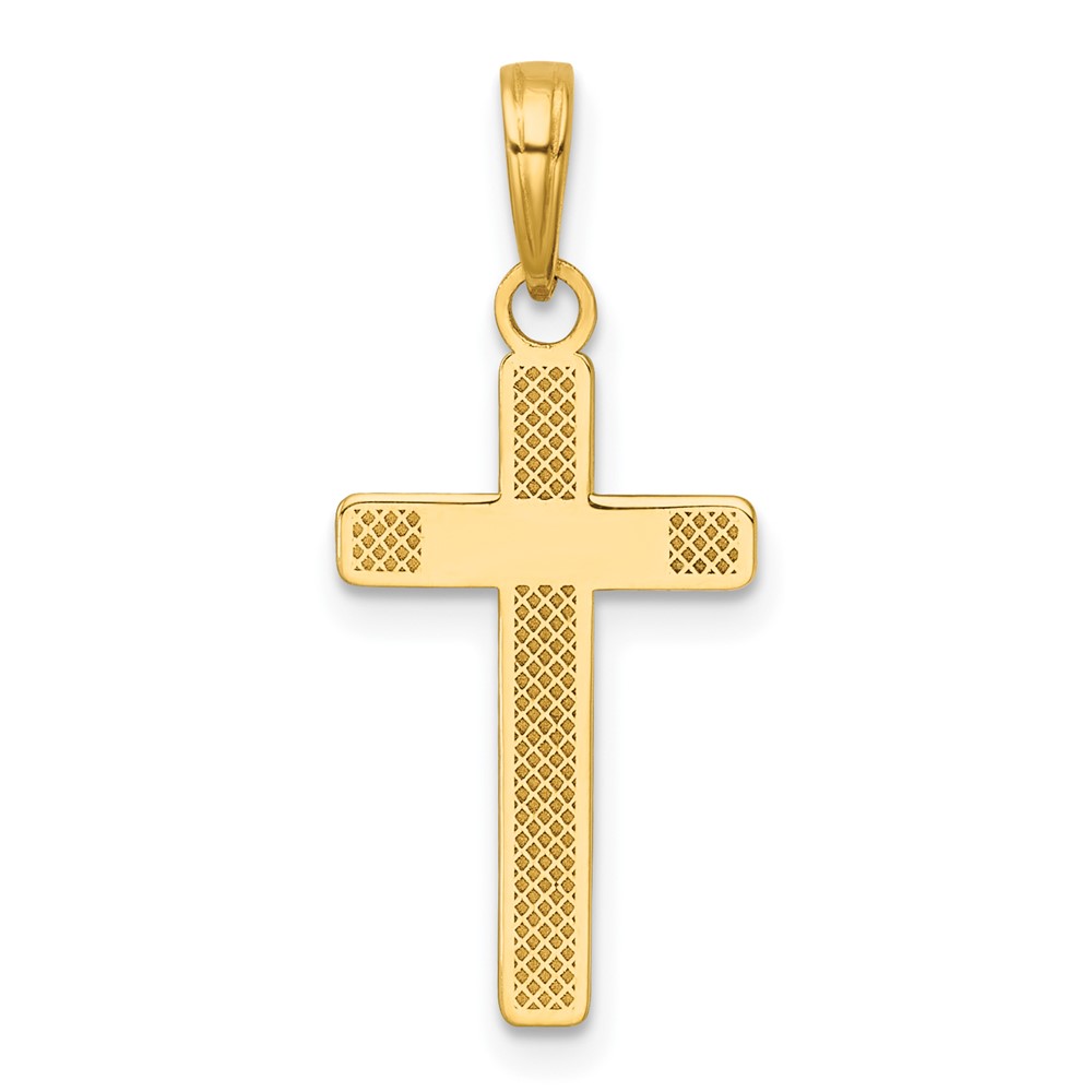K10070.jpg 14K Polished Latin Cross Pendant - Image 1