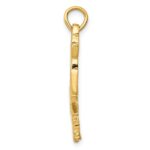 14k Polished 3-Dimensional Kokopelli Charm - Image 2